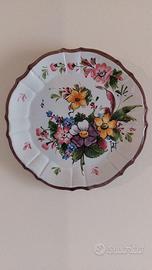 2 Piatti da parete Bonomi con fiori