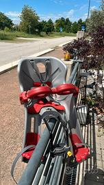 Seggiolino bici + parabrezza