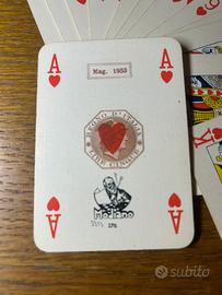 Mazzo di carte ramino del 1933 modiano