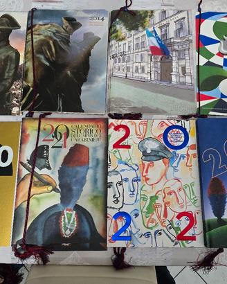 Calendari carabinieri dal 1988 al 2025