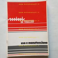 Innocenti Mini De Tomaso 1980 manuale uso manutenz