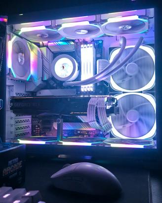 Pc da gaming Bianco Rgb
