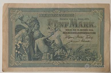 Impero Tedesco-Secondo Reich, 5 marchi del 1904
