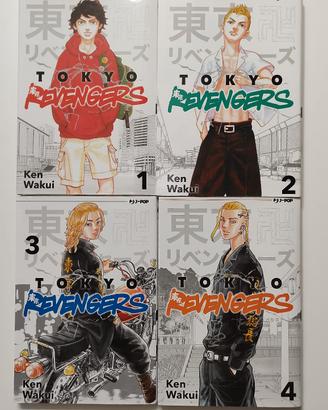 Tokyo Revengers volumi 1 2 3 4