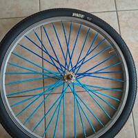 Coppia ruote MTB 26” con gomme Maxxis + pacco pign