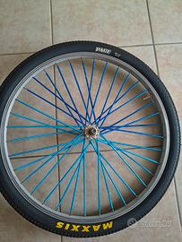 Coppia ruote MTB 26” con gomme Maxxis + pacco pign
