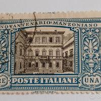 Regno 1923- cinquantenario morte Manzoni 