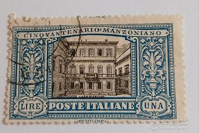 Regno 1923- cinquantenario morte Manzoni 