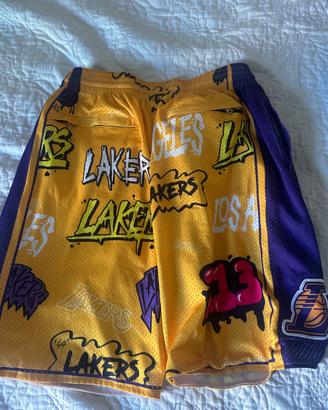 Pantaloncini Lakers oversize