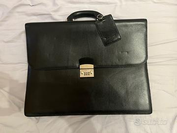Borsa Stefano Serapian in pelle nera