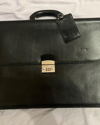 Borsa Stefano Serapian in pelle nera