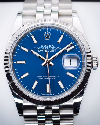Rolex Datejust 36mm Blu 126234 full set 2021