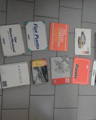 Libretti uso e manutenzione auto