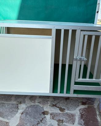 Trasportino kennel in alluminio