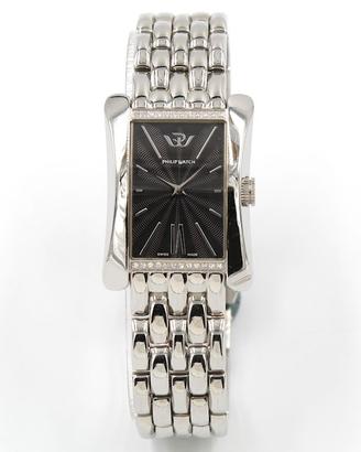 Philip Watch Lady Acciaio Brill. Quad. Nero Promo