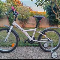 Bici per bambina con ruotine