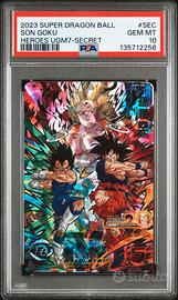 PSA 10 SON GOKU UGM7-SEC DRAGON BALL HEROES JAP