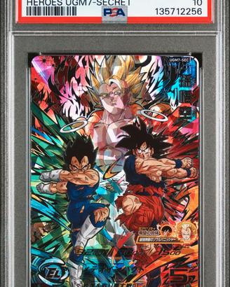 PSA 10 SON GOKU UGM7-SEC DRAGON BALL HEROES JAP