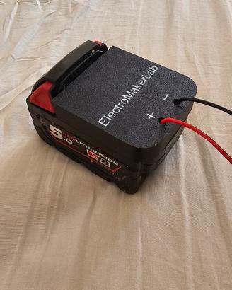 Adattatore Batteria Compatibile Milwaukee M18