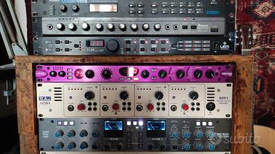 5 unità rack outboard studio vintage 