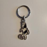 portachiavi bianco e nero per juventini/e