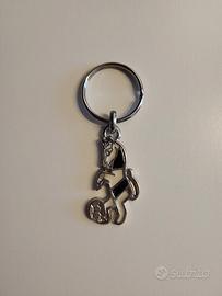 portachiavi bianco e nero per juventini/e