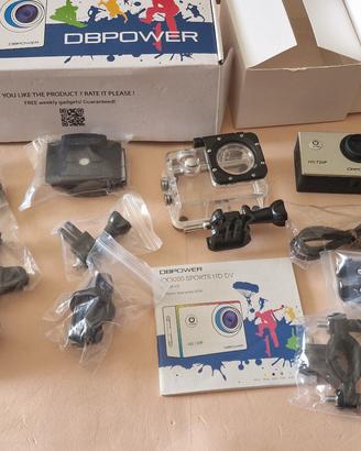 Action Cam completa di accessori