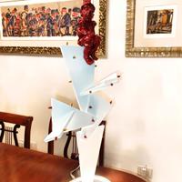 Lume con scultura pezzo unico Romaldo Antonaci