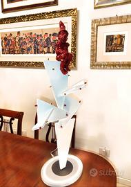 Lume con scultura pezzo unico Romaldo Antonaci