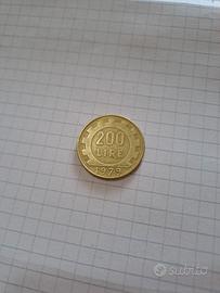Rara moneta da 200 Lire anno 1979