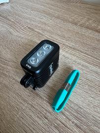 Torcia a led Qudos Action Light nera per GoPro