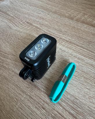 Torcia a led Qudos Action Light nera per GoPro