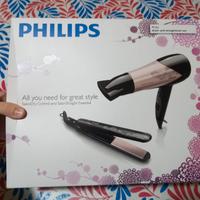 Philips Set Asciugacapelli + Piastra 