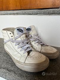 Vans old skool alte bianche numero 39 uomo