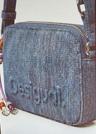 Borsa a tracolla in denim, jeans della Desigual
