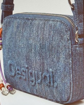 Borsa a tracolla in denim, jeans della Desigual
