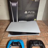Playstation 5 digital edition+ 2 controller dualse