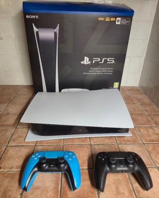 Playstation 5 digital edition+ 2 controller dualse