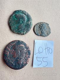 Lotto 55 Autentiche monete Imperiali 364/378 d.c