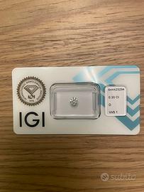 Diamante 0,30 Ct D VV1