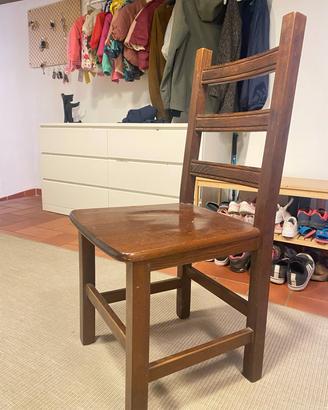 Sedia in legno