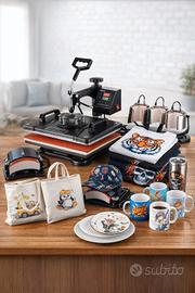 Pressa Caldo 8 in 1 -Tazze Magliette Cappellini ++