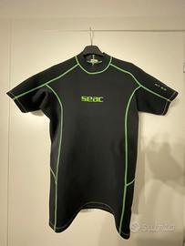 Maglia neoprene Seac Fit short 2 mm uomo taglia XL