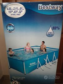 Piscina Bestway  più pompa filtro a sabbia