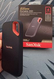 SSD SanDisk Extreme 4TB NVMe impermeabile antiurto