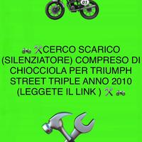 Marmitta,Silenziatore TRIUMPH STREET TRIPLE 675