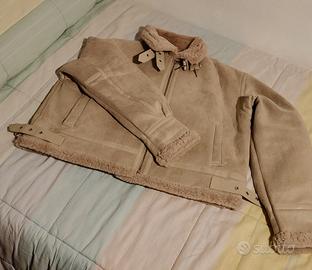 Giubbotto aviatore beige 