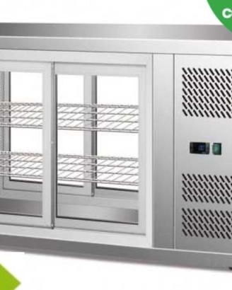 VETRINA caldo in acciaio inox