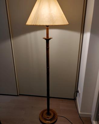 Piantana in legno di ciliegio