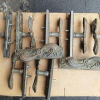 Maniglie in ottone stampato anni 70